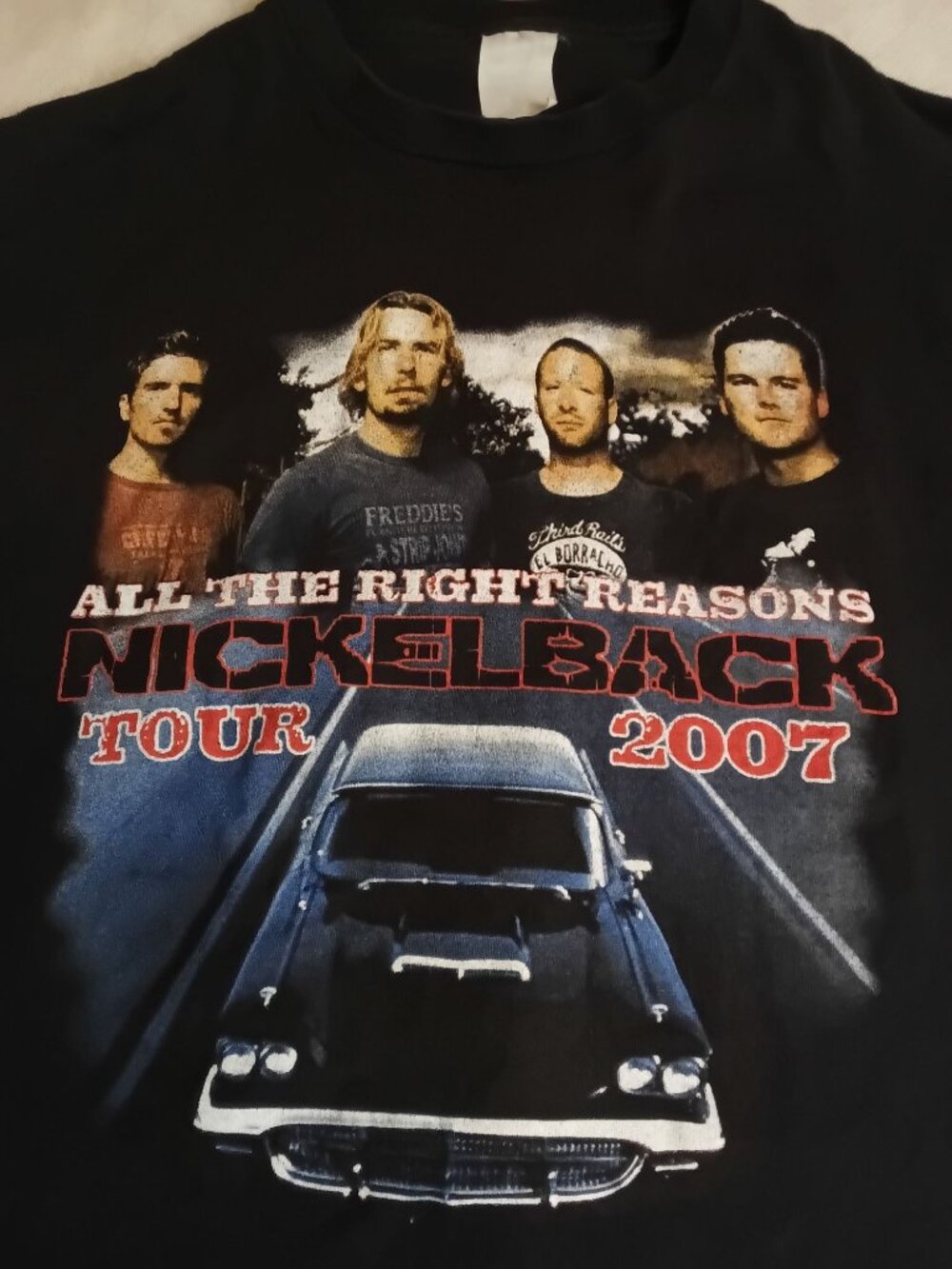 Nickelback 2007 All The Right Reasons Tour Shirt Adult XL Staind Daughtry